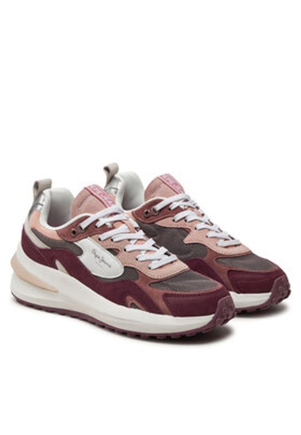 Pepe Jeans Sneakersy PLS60013 Fioletowy. Kolor: fioletowy. Materiał: materiał