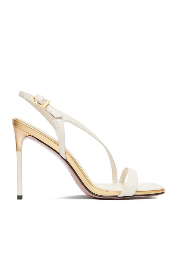 Eva Minge Sandały ROSEMARY-LT1520-2 Écru. Materiał: skóra