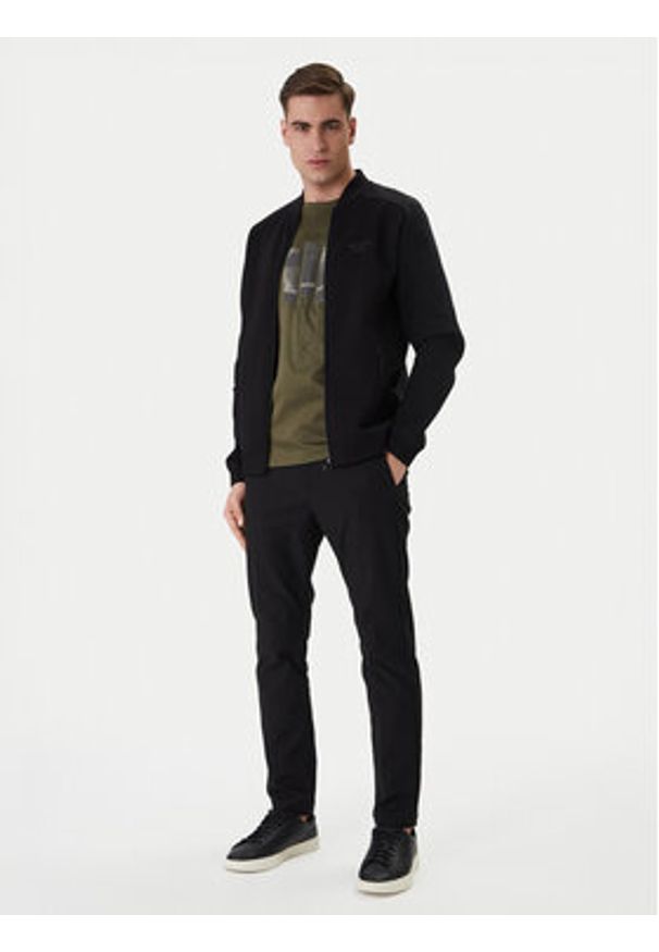 BOSS Bluza PS Spirit70 50559789 Czarny Regular Fit. Kolor: czarny. Materiał: bawełna