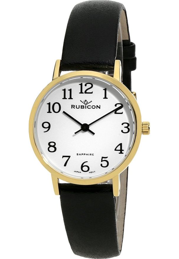 Zegarek Rubicon Zegarek damski Rubicon RBN206 czarny. Kolor: czarny