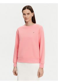 GANT - Gant Bluza Shield 4201414 Różowy Relaxed Fit. Kolor: różowy. Materiał: bawełna #1