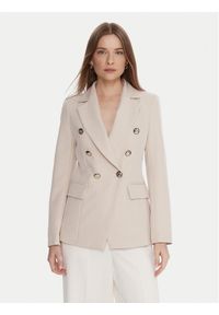 Maryley Marynarka 25IB139/43LA Beżowy Regular Fit. Kolor: beżowy. Materiał: syntetyk #1