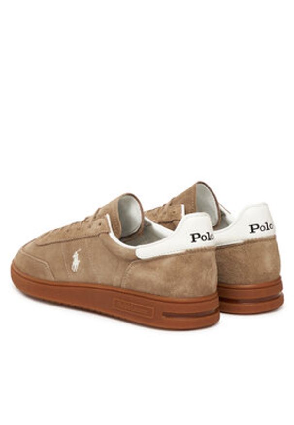 Polo Ralph Lauren Sneakersy Bedford 809967889002 Beżowy. Kolor: beżowy. Materiał: zamsz, skóra