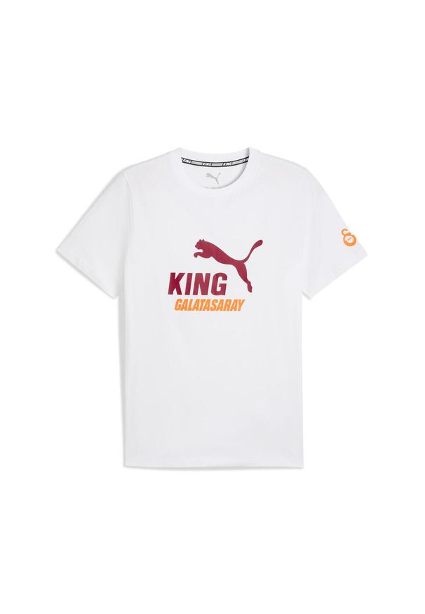 Puma - Męska koszulka Galatasaray SK KING z logo PUMA White. Kolor: biały