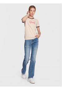 Guess T-Shirt Camila W3RI31 I3Z11 Różowy Regular Fit. Kolor: różowy. Materiał: bawełna