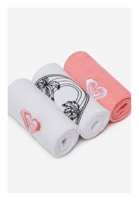 Roxy Skarpety AS_ROXY_05W_SS25 (3-PACK) Różowy. Kolor: różowy. Materiał: bawełna, materiał