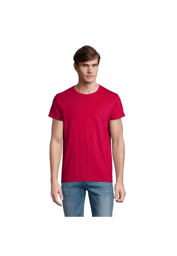 SOL'S - Koszulka Męska Crusader. Kolor: różowy. Sport: turystyka piesza