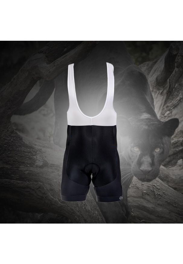 MADANI - Spodenki rowerowe unisex madani Black Panther. Kolor: czarny, biały, wielokolorowy. Sport: kolarstwo