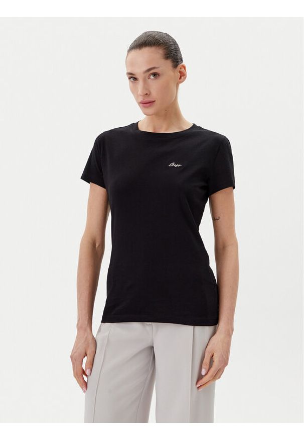 BOSS T-Shirt Esogo 50536628 Czarny Regular Fit. Kolor: czarny. Materiał: bawełna