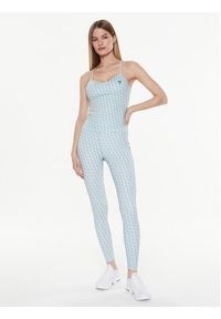 Guess Legginsy V3GB02 MC03W Błękitny Slim Fit. Kolor: niebieski. Materiał: syntetyk #4