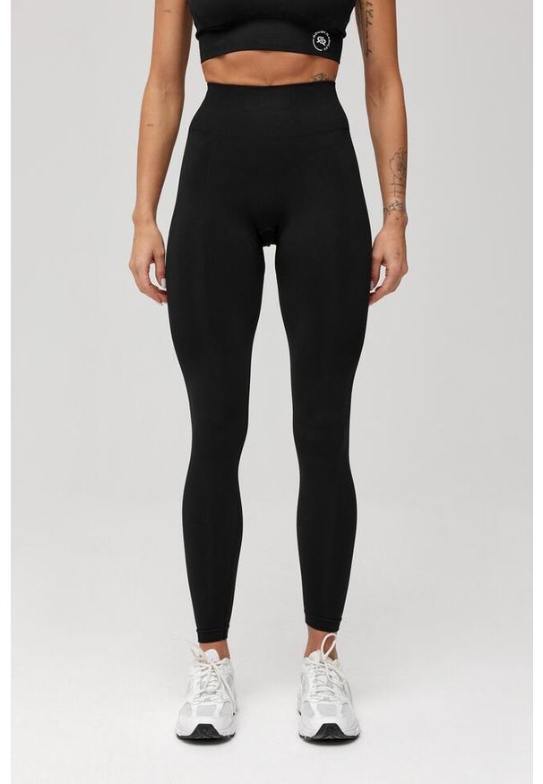 ROUGH RADICAL - Damskie legginsy treningowe bezszwowe Rough Radical Seamless Classic. Kolor: czarny. Sport: fitness