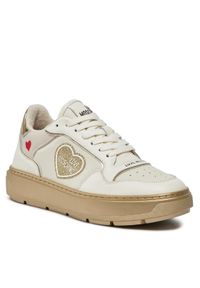 Love Moschino - LOVE MOSCHINO Sneakersy JA15204G1IJC290A Złoty. Kolor: złoty. Materiał: skóra #1