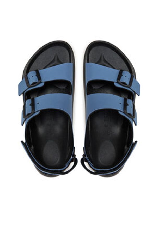 Birkenstock Sandały Mogami 1027140 Niebieski. Kolor: niebieski. Materiał: skóra