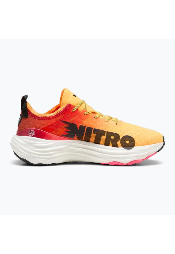 Puma - Buty do biegania męskie PUMA ForeverRun Nitro Fade. Kolor: pomarańczowy. Sport: bieganie