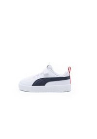 Adidasy Puma Rickie Inf, Dzieci. Kolor: biały. Materiał: skóra ekologiczna, syntetyk, materiał. Sport: turystyka piesza