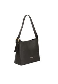 Kazar - Skórzana czarna torebka w minimalistyczny stylu. Kolor: czarny. Materiał: skórzane. Styl: casual, klasyczny. Rodzaj torebki: na ramię #3