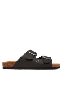 Klapki Pepe Jeans. Kolor: czarny