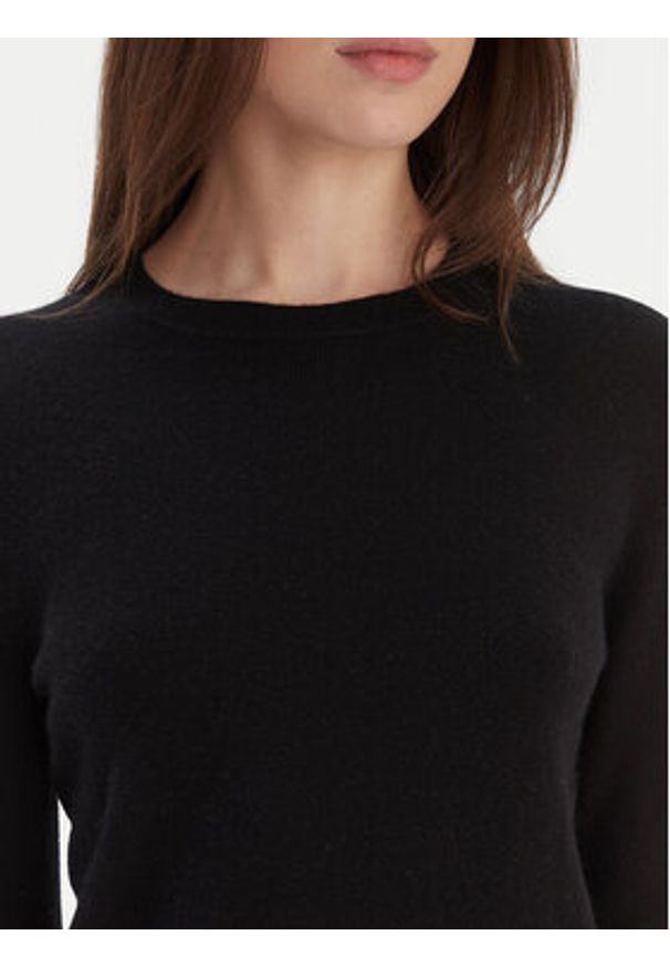 United Colors of Benetton - United Colors Of Benetton Sweter 1002D1K01 Czarny Regular Fit. Kolor: czarny. Materiał: wełna