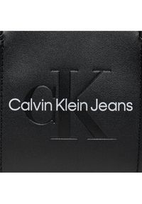 Calvin Klein Jeans Torebka Sculpted Square Barrel Mono K60K612378 Czarny. Kolor: czarny. Materiał: skórzane #5