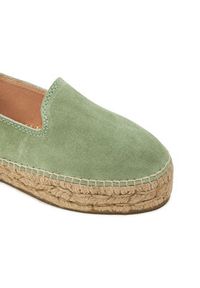 Manebi Espadryle Hamptons Double Sole Espadrilles R 6.6 D0 Zielony. Kolor: zielony. Materiał: skóra, zamsz #3