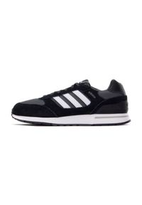 Adidas - Buty adidas Run 80S M GV7302 czarne. Okazja: na co dzień. Kolor: czarny. Materiał: guma, materiał. Szerokość cholewki: normalna. Sport: bieganie