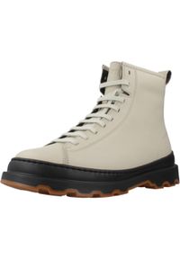 Camper - CAMPER BRUTUS Beżowy. Kolor: beżowy. Materiał: skóra, tkanina. Styl: sportowy #1