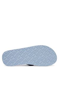 TOMMY HILFIGER - Tommy Hilfiger Japonki Patch Hilfiger Beach Sandal FM0FM05804 Niebieski. Kolor: niebieski. Materiał: materiał #4