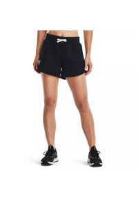 Spodenki krótkie damskie Under Armour Rival Fleece Short. Kolor: czarny. Długość: krótkie #1