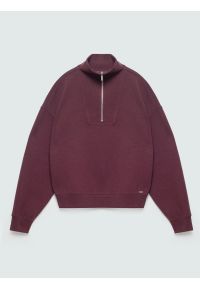 Big-Star - bluza damska z golfem bordowa dariana 604. Typ kołnierza: golf. Kolor: czerwony. Materiał: bawełna, dzianina. Styl: sportowy #6