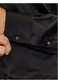 Karl Lagerfeld - KARL LAGERFELD Koszula 605036 534602 Czarny Modern Fit. Typ kołnierza: dekolt w karo. Kolor: czarny. Materiał: bawełna #4