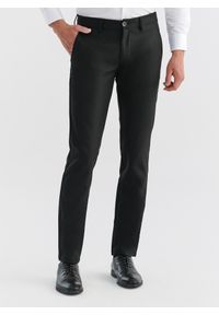 Pako Lorente - PAKO LORENTE – Spodnie męskie czarne P22WF-WX-003-C-0. Kolor: czarny. Materiał: poliester, wiskoza, elastan. Wzór: gładki #3