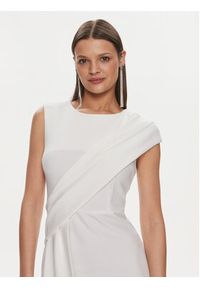 Rinascimento Sukienka koktajlowa CFC0019379002 Biały Regular Fit. Kolor: biały. Materiał: syntetyk. Styl: wizytowy