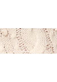 TOP SECRET - Sweter z okrągłym dekoltem. Kolor: biały. Materiał: materiał. Długość rękawa: długi rękaw. Długość: długie. Sezon: zima #4