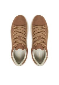 Karl Lagerfeld - KARL LAGERFELD Sneakersy KL57545 Beżowy. Kolor: beżowy. Materiał: skóra #3