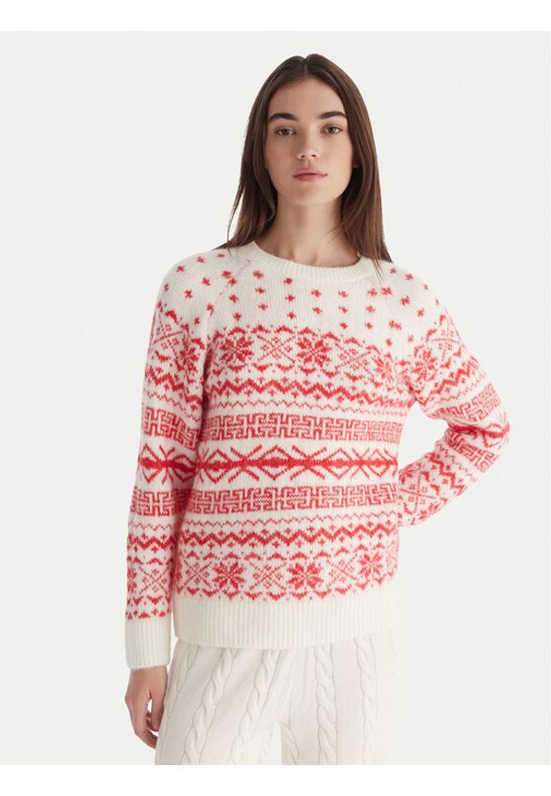 only - ONLY Sweter Xmas Nordic 15354824 Czerwony Regular Fit. Kolor: czerwony. Materiał: syntetyk
