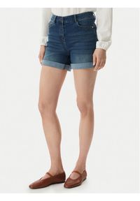 Morgan Szorty jeansowe 241-SHAKU Niebieski Regular Fit. Kolor: niebieski. Materiał: bawełna #1