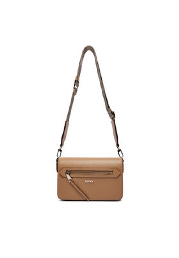 DKNY Torebka Bryant Ave Md Flap C R42E3E21 Brązowy. Kolor: brązowy. Materiał: skórzane