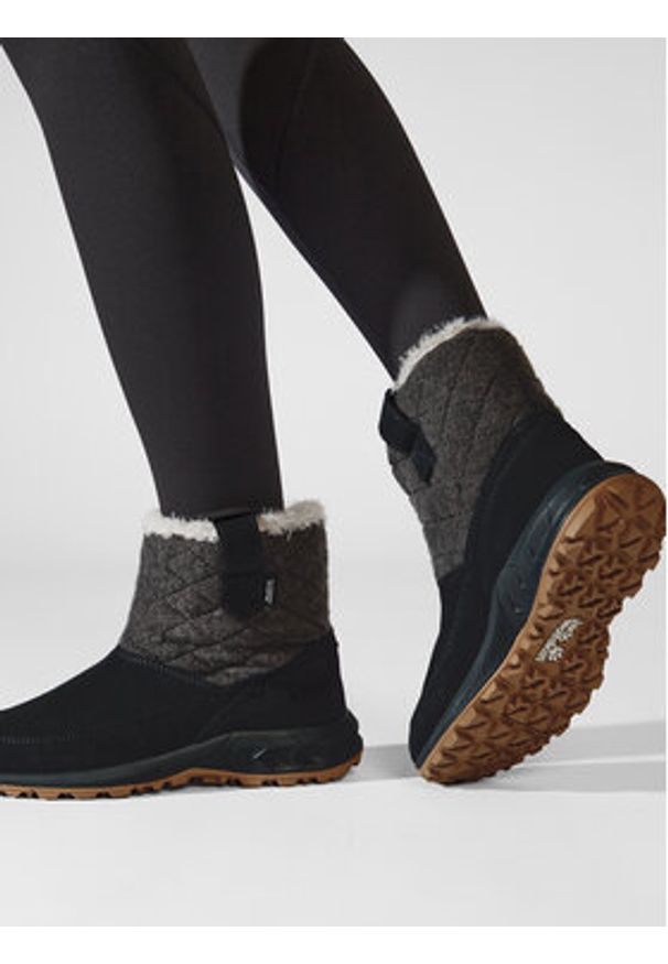 Jack Wolfskin Śniegowce Queenstown Texapore Boot W 4053551 Granatowy. Kolor: niebieski. Materiał: zamsz, skóra