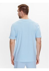 BOSS - Boss T-Shirt 50488793 Błękitny Regular Fit. Kolor: niebieski. Materiał: bawełna