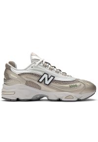 Buty unisex New Balance M1000N - złote. Kolor: złoty. Materiał: skóra, materiał. Szerokość cholewki: normalna #1