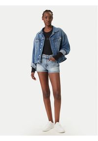 Calvin Klein Jeans Bluzka Monogram LV047A803G Czarny Slim Fit. Kolor: czarny. Materiał: bawełna #5