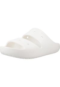 Klapki męskie Crocs Classic V2. Kolor: biały. Materiał: materiał, syntetyk #1