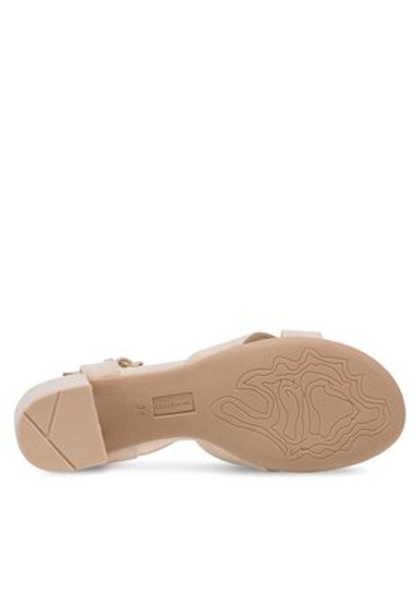 Clara Barson Sandały WS5695-01 Beżowy. Kolor: beżowy. Materiał: materiał