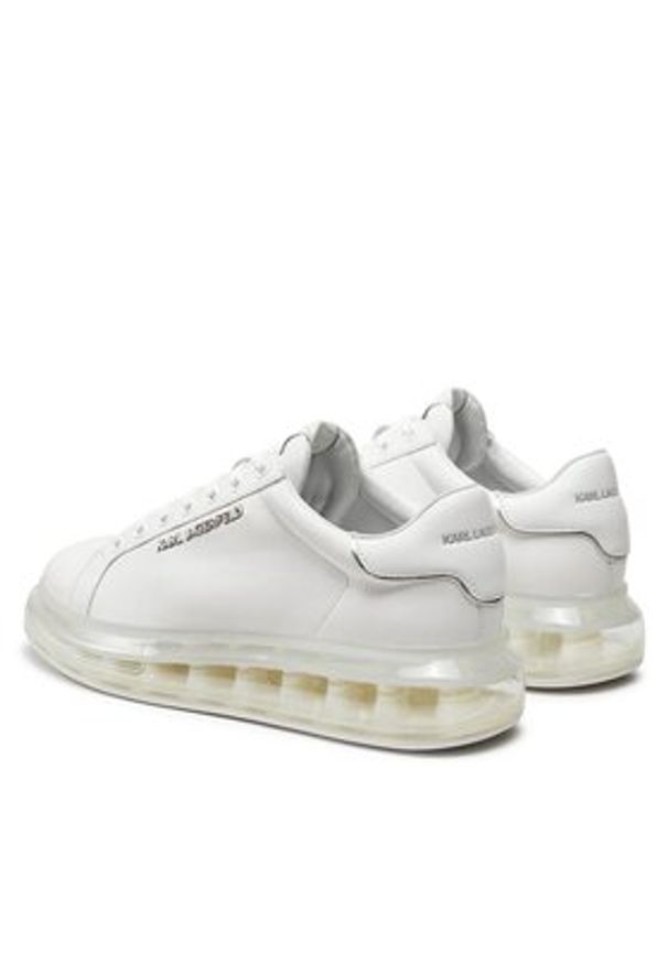 Karl Lagerfeld - KARL LAGERFELD Sneakersy KL52625A Biały. Kolor: biały. Materiał: skóra