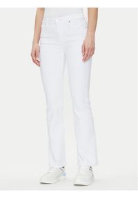 TOMMY HILFIGER - Tommy Hilfiger Jeansy Bootcut Rw White WW0WW44362 Biały Regular Fit. Kolor: biały