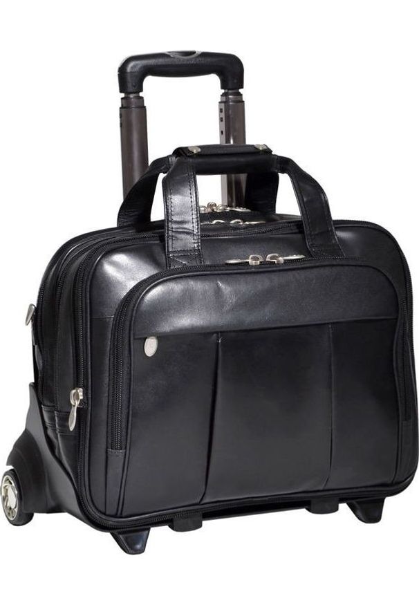 Torba MCKLEIN Torba z odpinanym wózkiem McKlein Damen 17" Czarna uniwersalny. Kolor: czarny