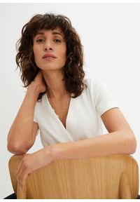 bonprix - Kombinezon z dekoracyjną sprzączką. Kolor: czarny. Styl: elegancki #3