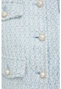 Miss Sixty kurtka damska kolor niebieski przejściowa. Okazja: na co dzień. Kolor: niebieski. Styl: casual #7
