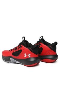 Under Armour Buty do koszykówki Ua Lockdown 6 3025616-600 Czerwony. Kolor: czerwony. Materiał: skóra. Sport: koszykówka