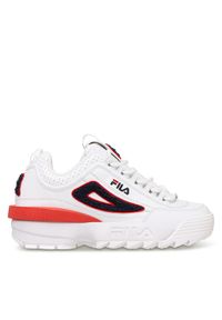 Fila Sneakersy Disruptor Patch Wmn FFW0356.13037 Biały. Kolor: biały. Materiał: skóra